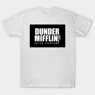 Dunder Mifflin Inc Paper Company Office Logo 2 T-Shirt